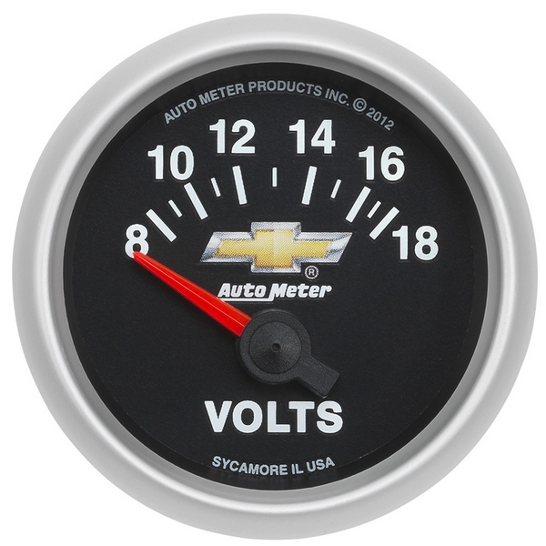 2-1/16" VOLTMETER, 18V, ELECTRIC, GM COPO CAMARO